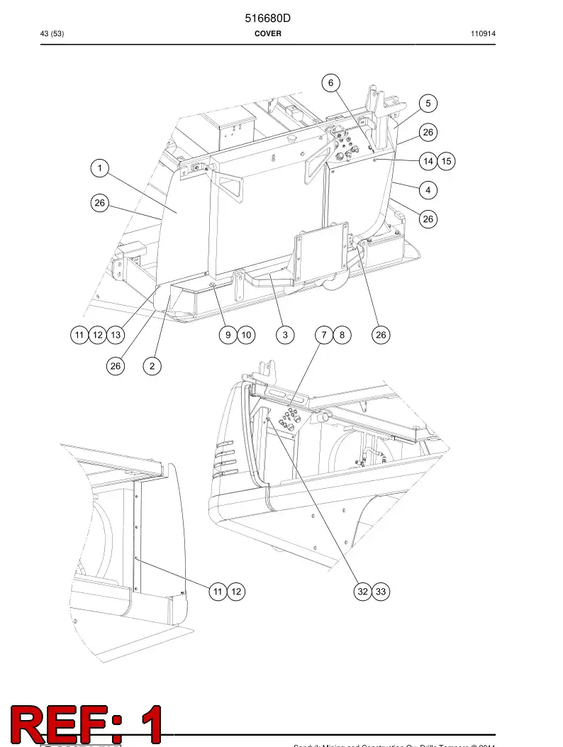516683 516683 Plate - Sandvik Technical Drawing