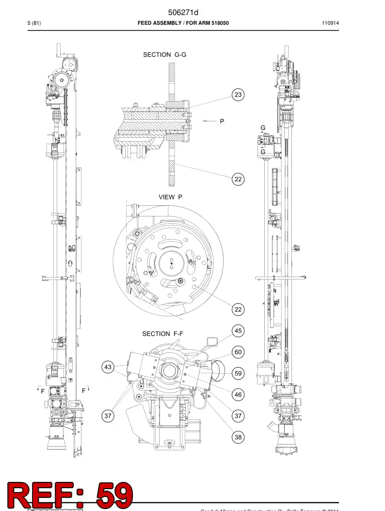 516967 516967 Plate - Sandvik Technical Drawing