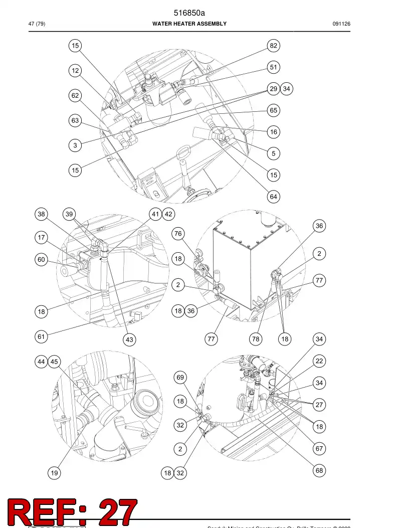 517123 517123 Reducer - Sandvik Technical Drawing
