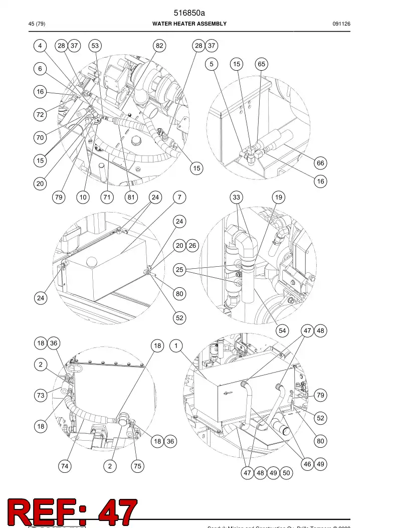 517143 517143 Hose - Sandvik Technical Drawing