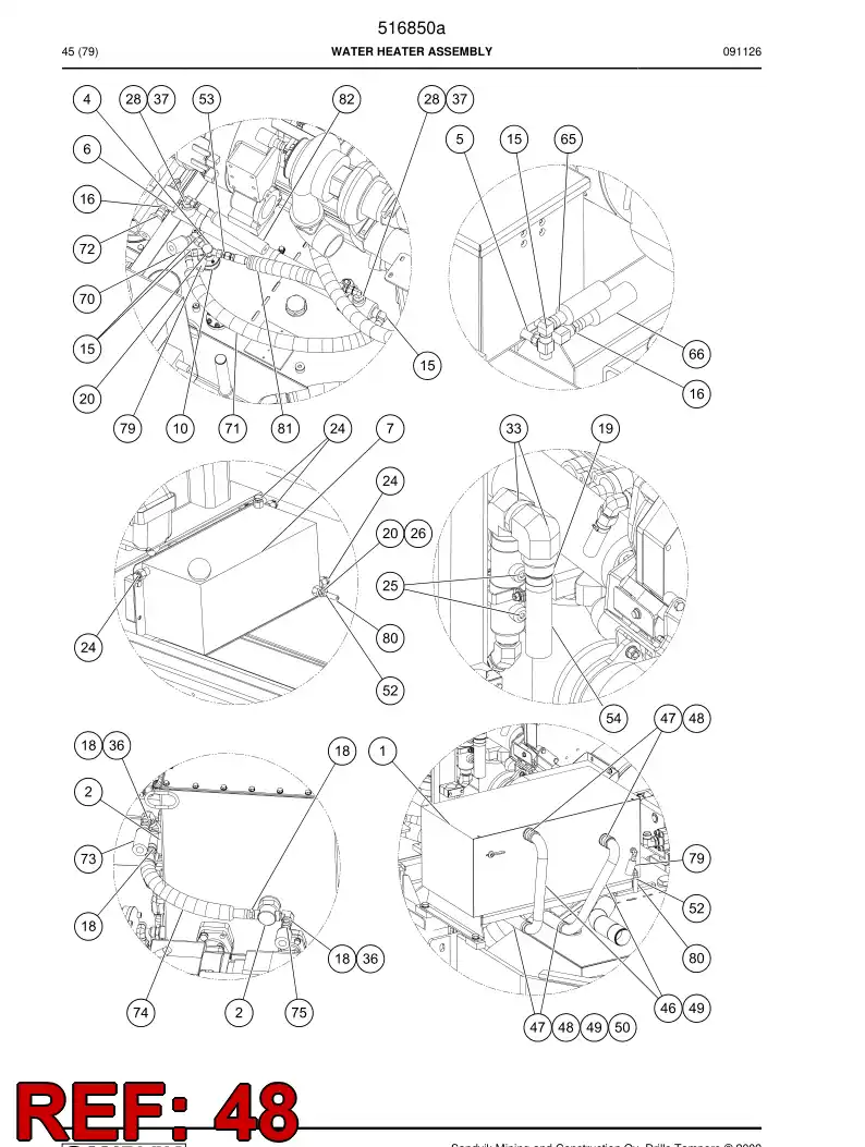 517144 517144 Hose - Sandvik Technical Drawing