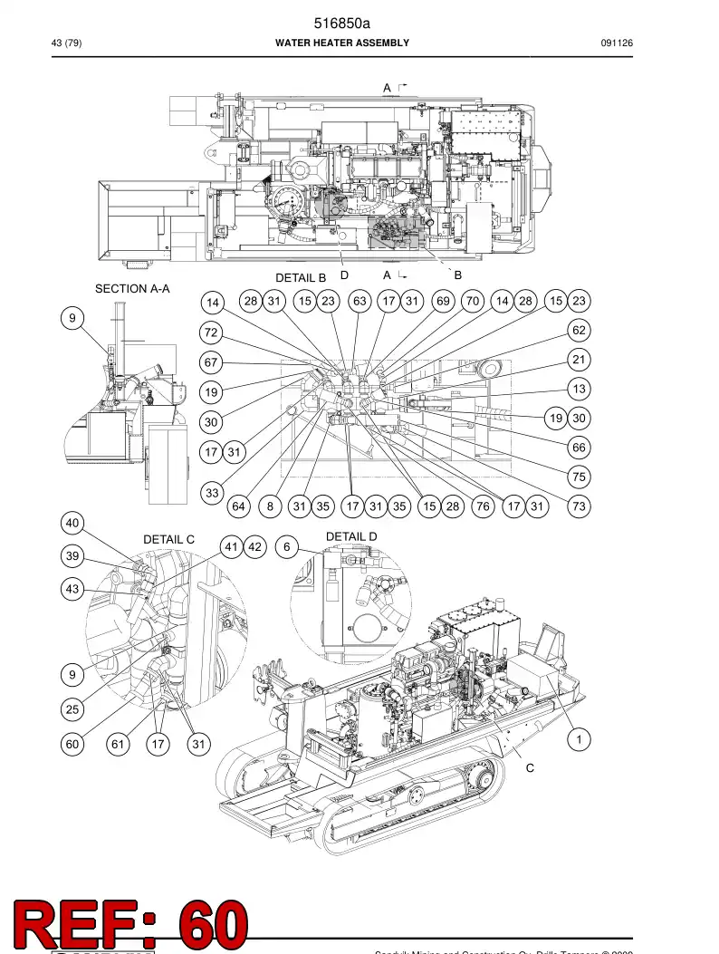 517149 517149 Hose - Sandvik Technical Drawing
