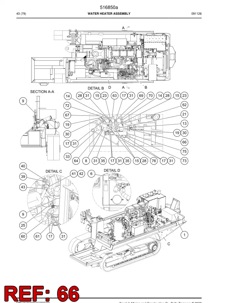 517155 517155 Hose - Sandvik Technical Drawing