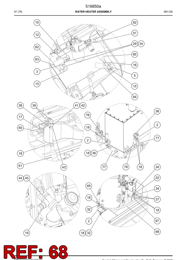517157 517157 Hose - Sandvik Technical Drawing