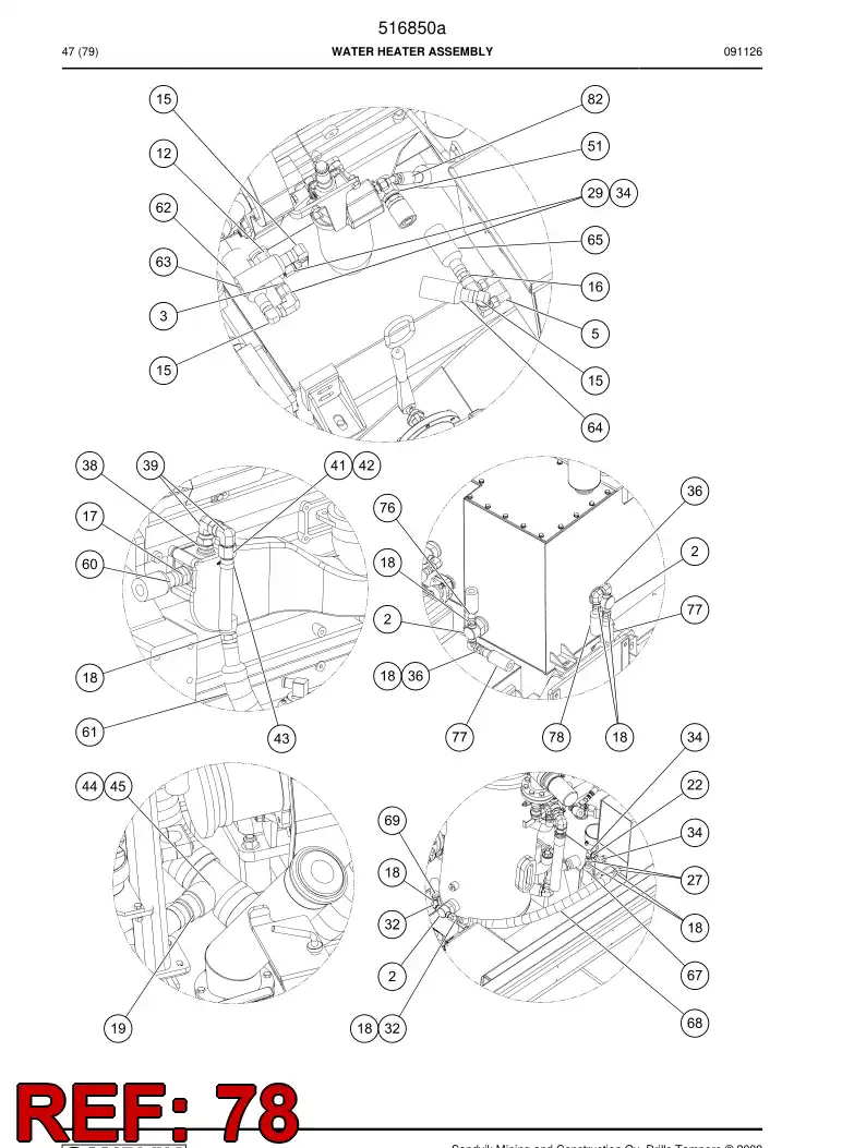 517167 517167 Hose - Sandvik Technical Drawing