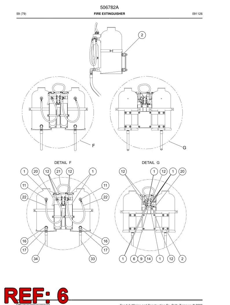 517255 517255 Safety valve - Sandvik Technical Drawing