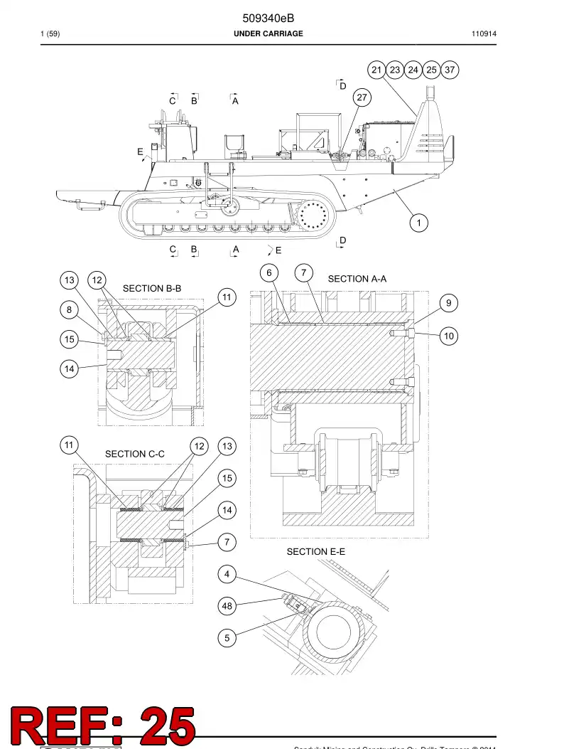 517340 517340 Bracket - Sandvik Technical Drawing