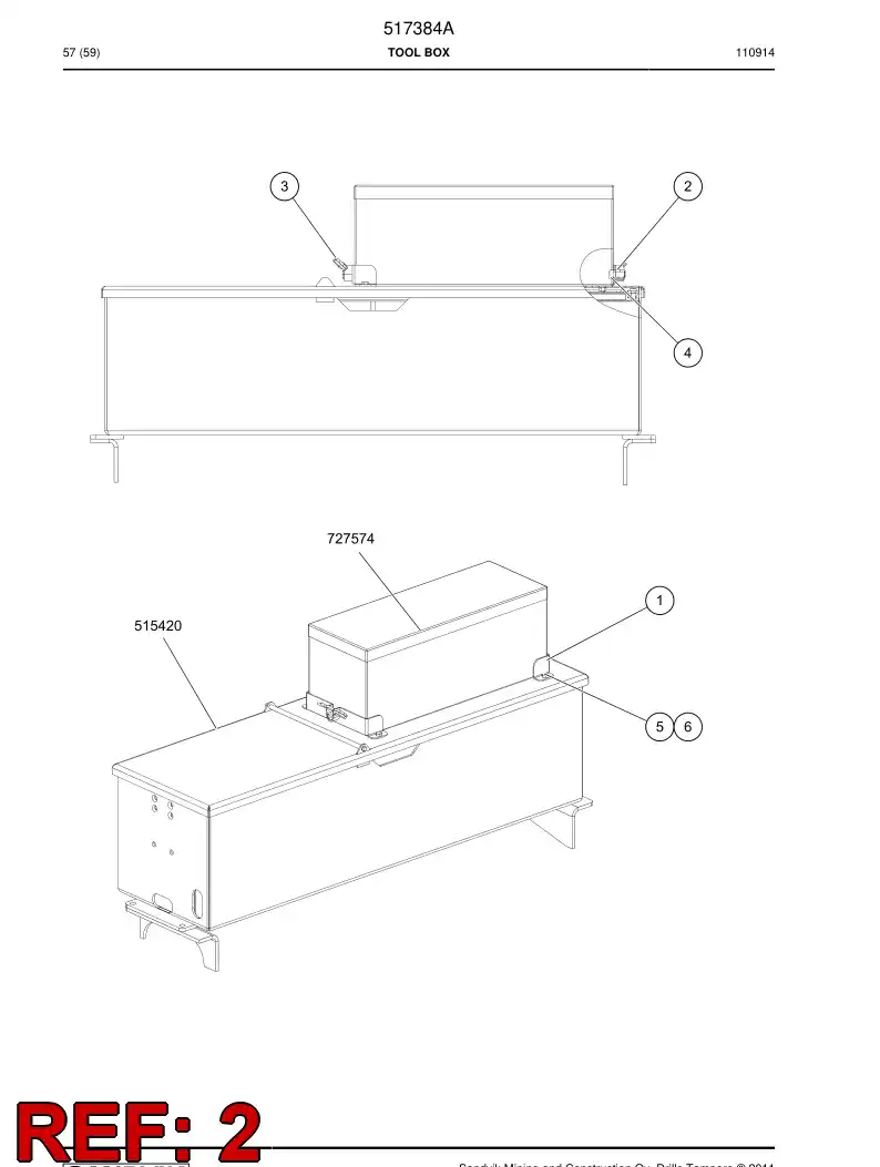 517383 517383 Nut - Sandvik Technical Drawing