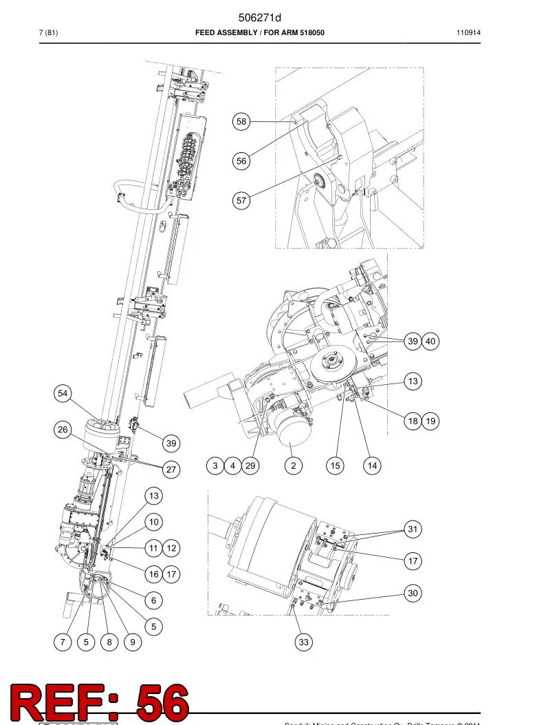 517509 517509 Jaw - Sandvik Technical Drawing