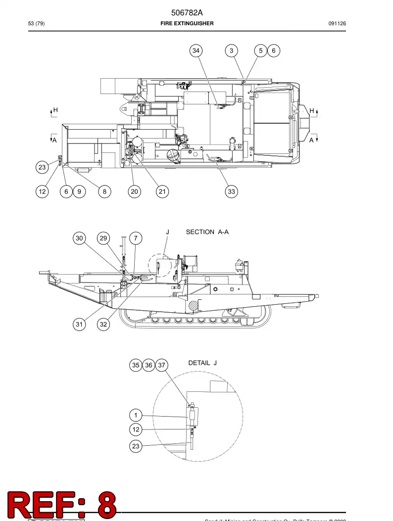 517587 517587 Flange - Sandvik Technical Drawing
