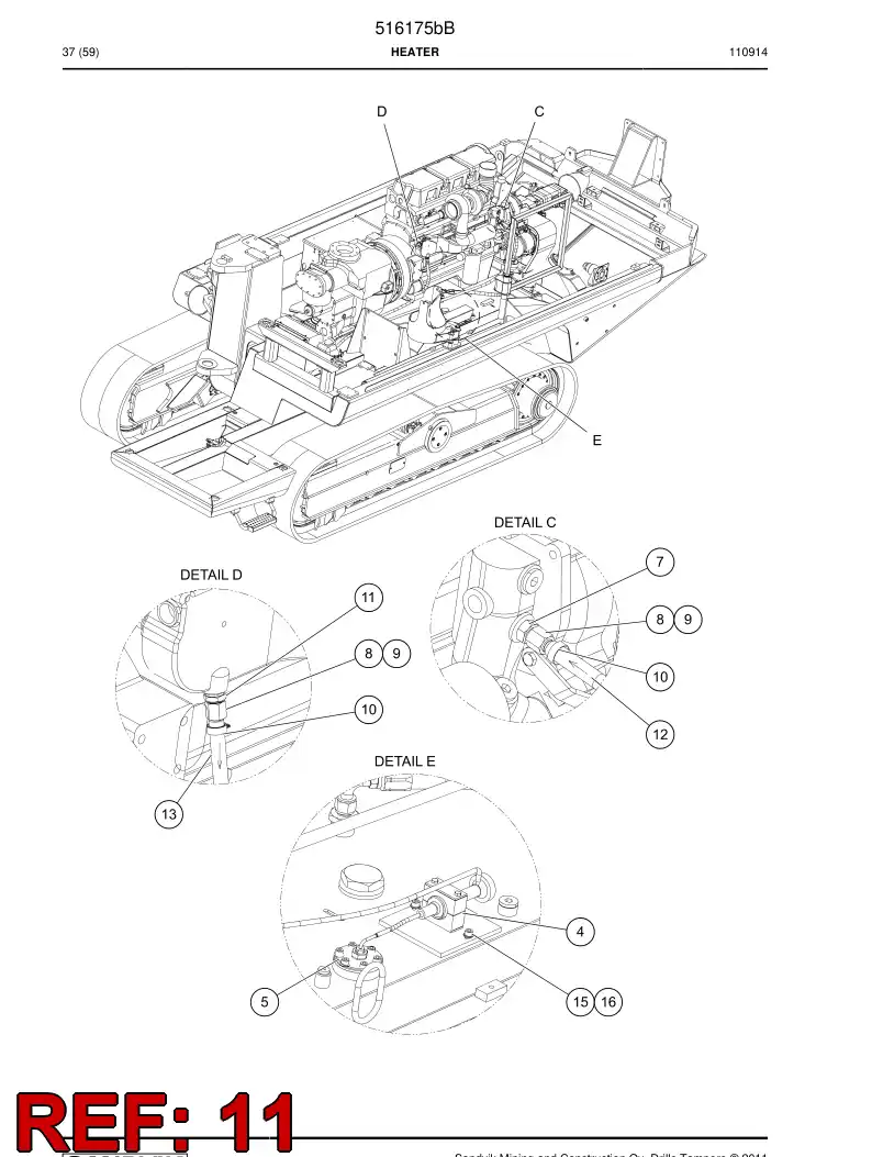 517613 517613 Male connector - Sandvik Technical Drawing