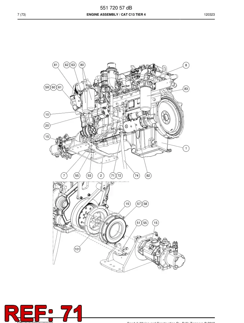 517914 517914 Housing - Sandvik Technical Drawing