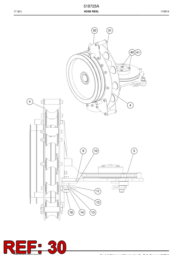 517957 517957 Plate - Sandvik Technical Drawing