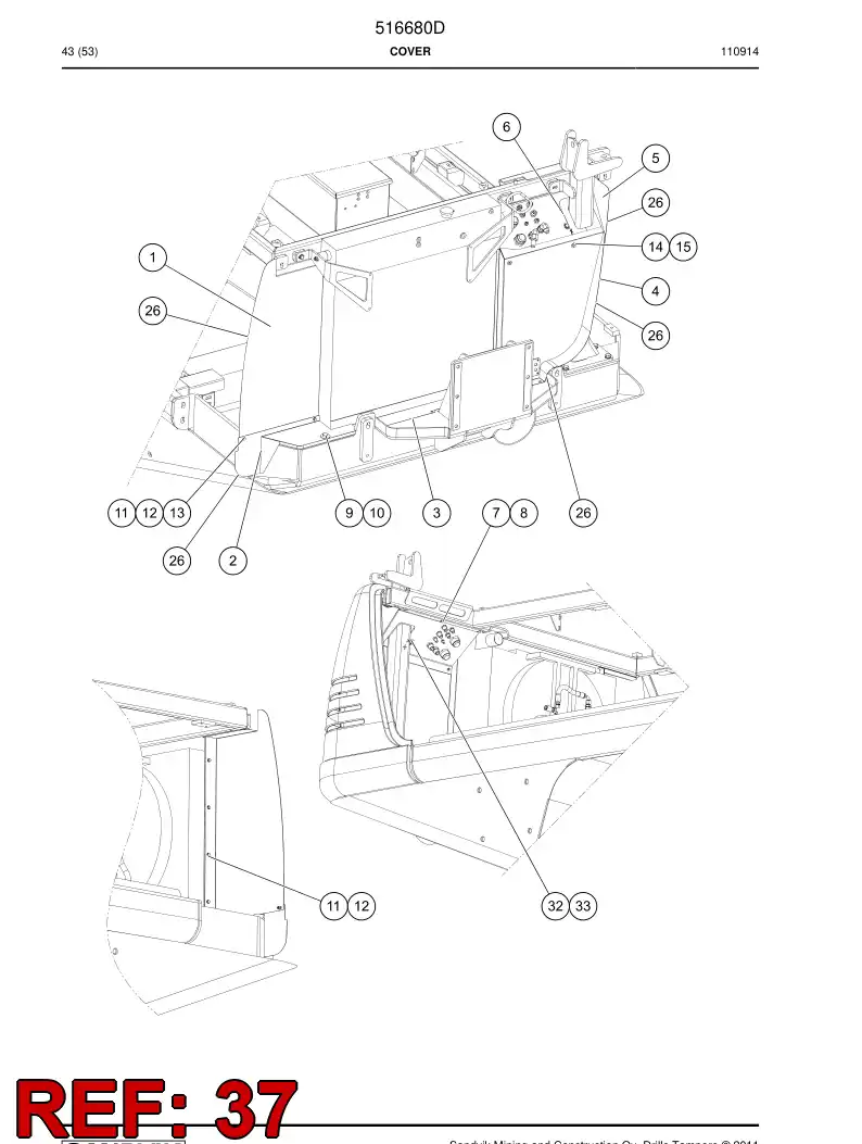 517979 517979 Seal - Sandvik Technical Drawing