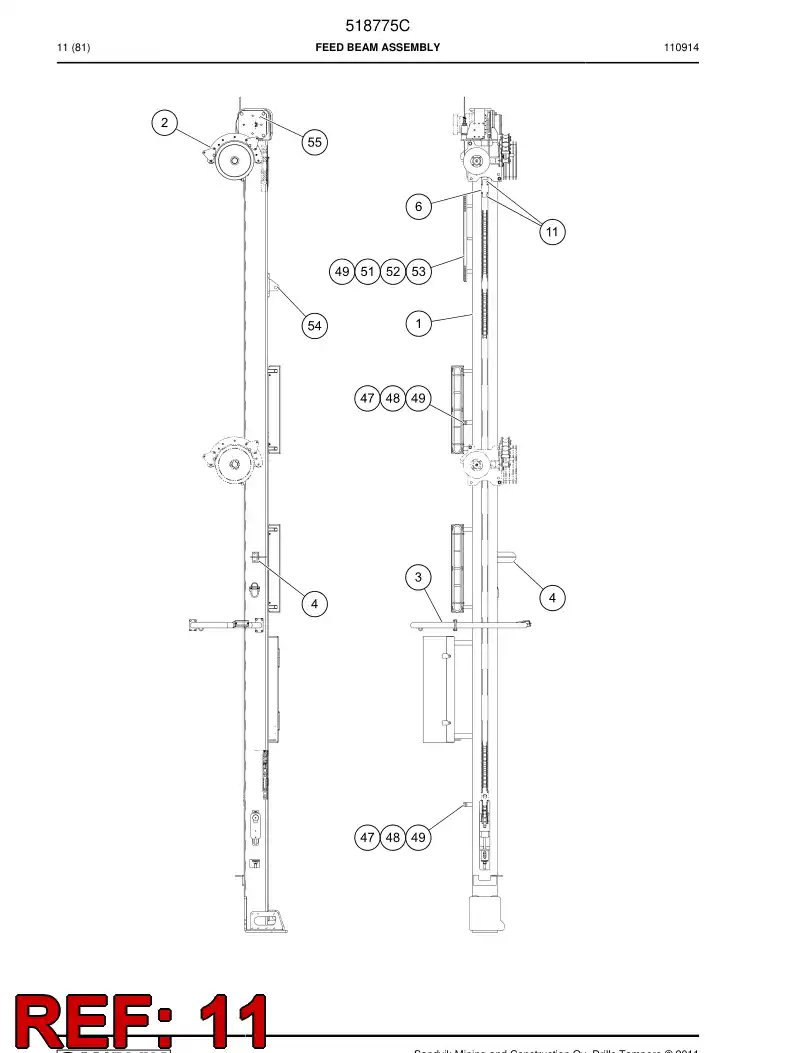 518029 518029 Chain link - Sandvik Technical Drawing