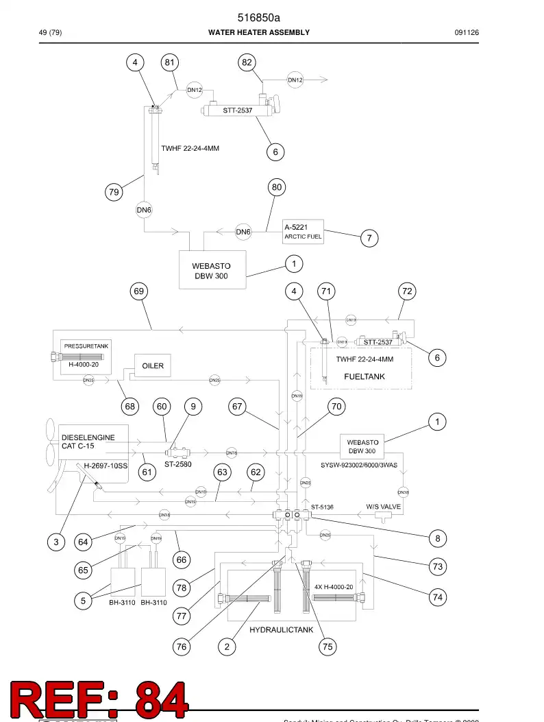 518057 518057 Cover - Sandvik Technical Drawing
