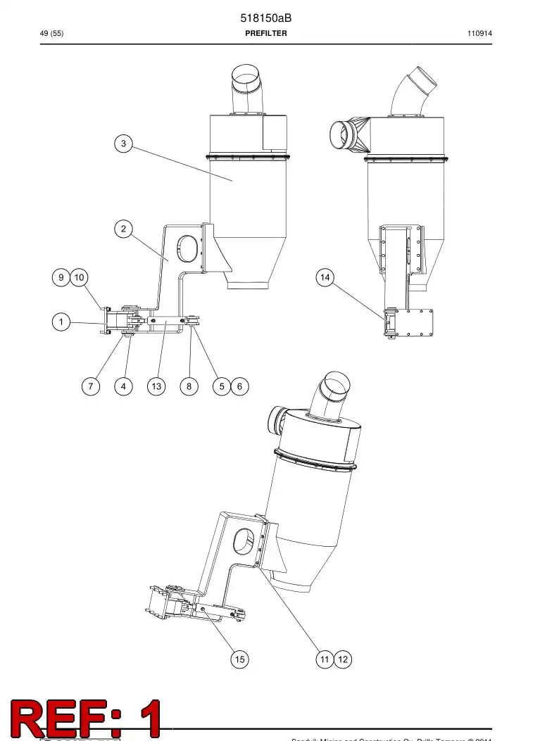 518151 518151 Plate - Sandvik Technical Drawing