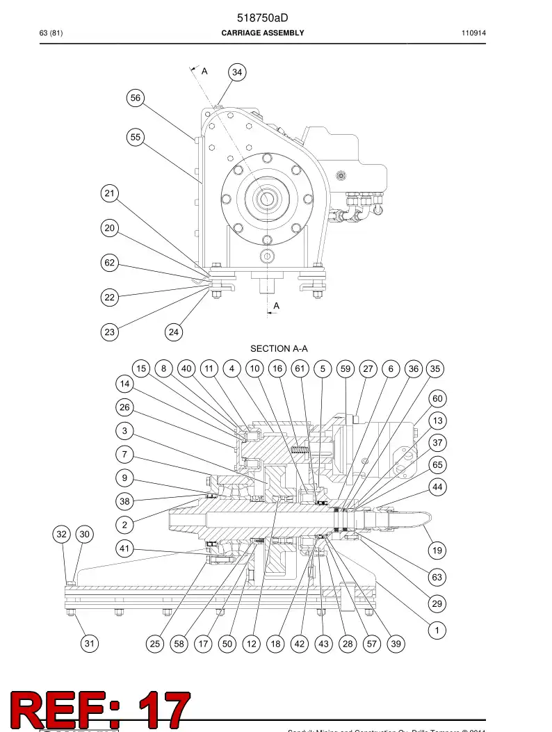 518296 518296 Nut - Sandvik Technical Drawing