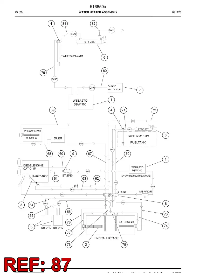 518345 518345 Support - Sandvik Technical Drawing