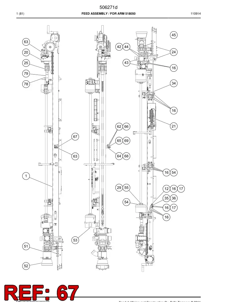518402 518402 Lock nut - Sandvik Technical Drawing