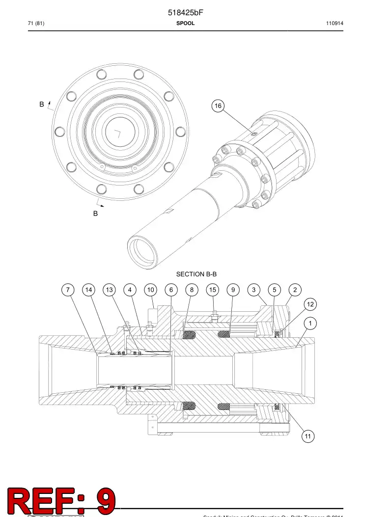 518435 518435 Ring - Sandvik Technical Drawing