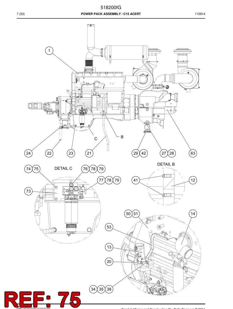 518449 518449 Lock washer - Sandvik Technical Drawing