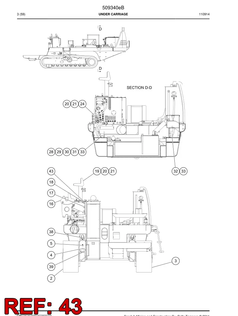 518495 518495 Plate - Sandvik Technical Drawing