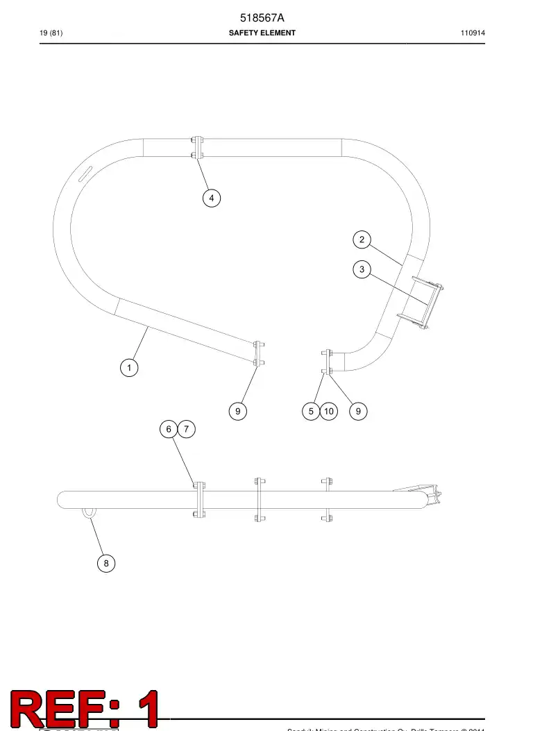 518568 518568 Pipe - Sandvik Technical Drawing