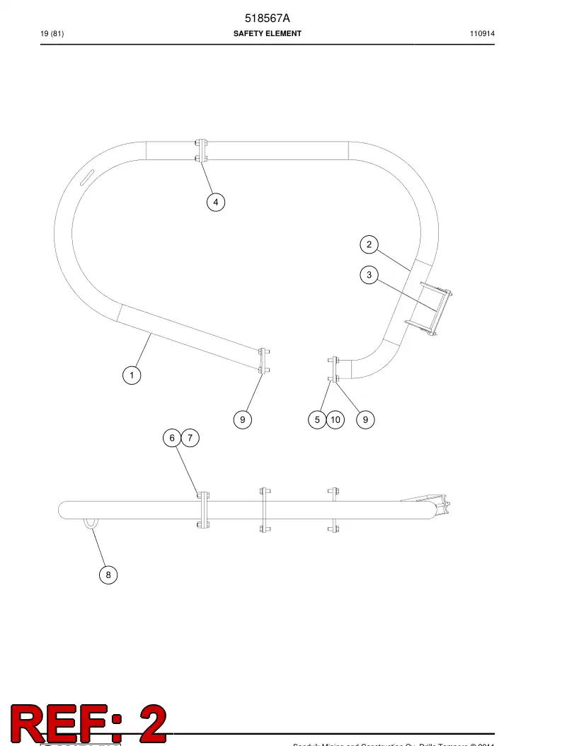 518569 518569 Pipe - Sandvik Technical Drawing