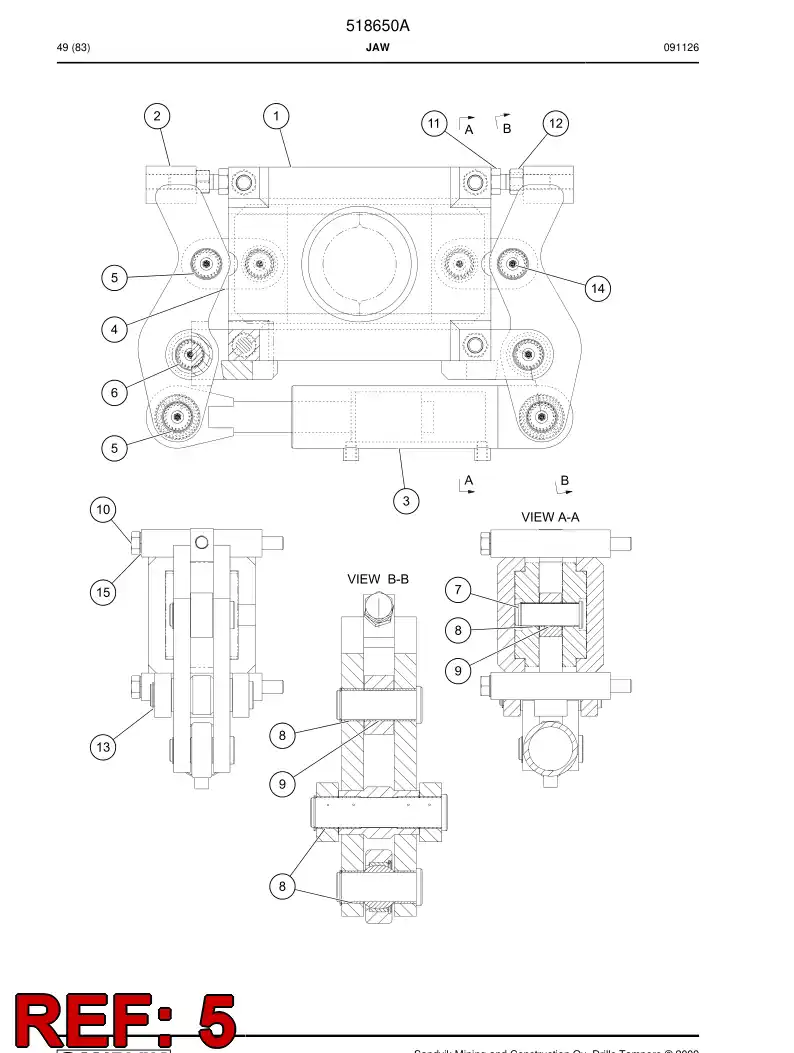 518657 518657 Pin - Sandvik Technical Drawing