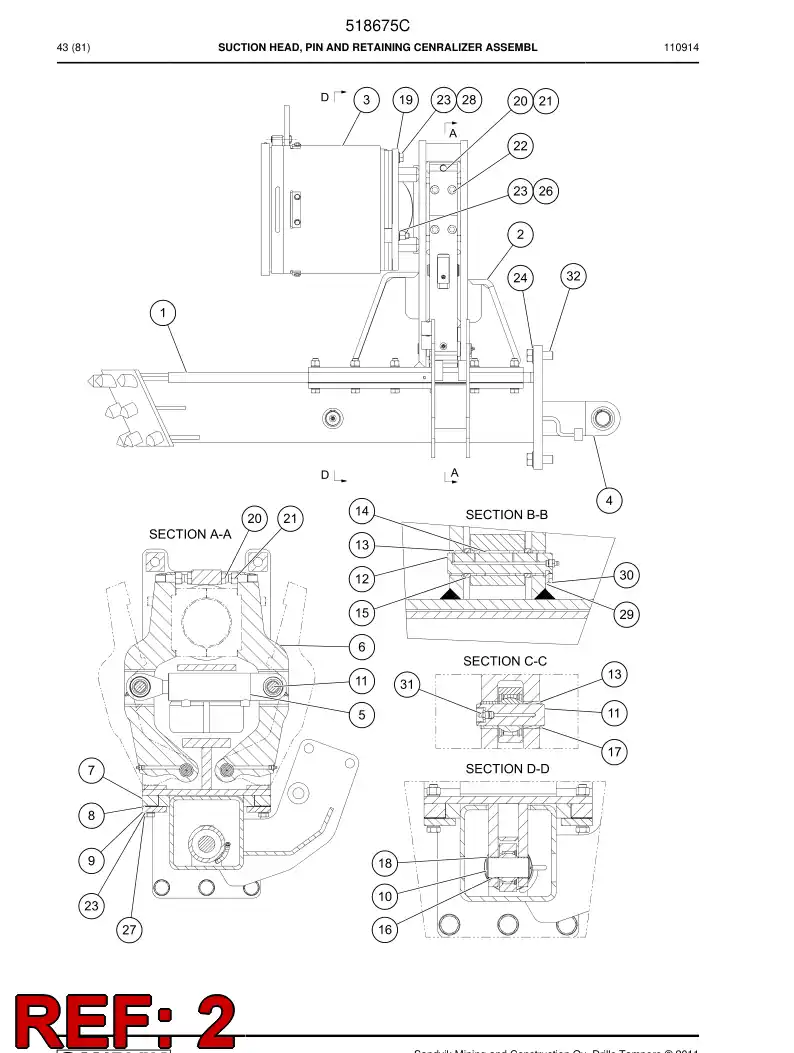 518677 518677 Housing - Sandvik Technical Drawing