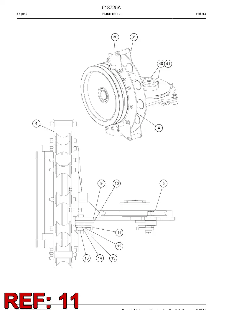 518735 518735 Plate - Sandvik Technical Drawing