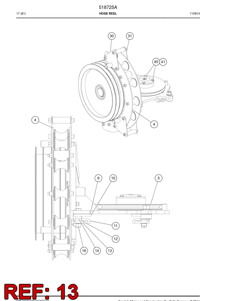 518737 518737 Plate - Sandvik Technical Drawing