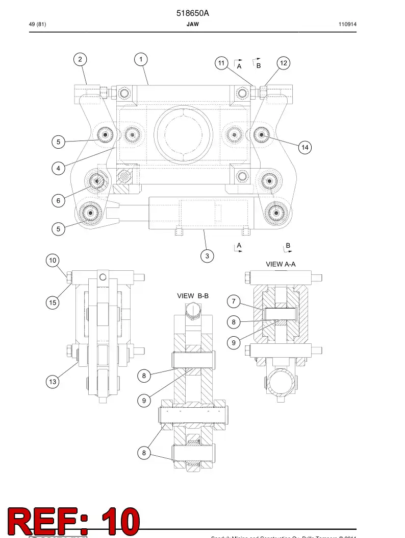 518778 518778 Screw - Sandvik Technical Drawing