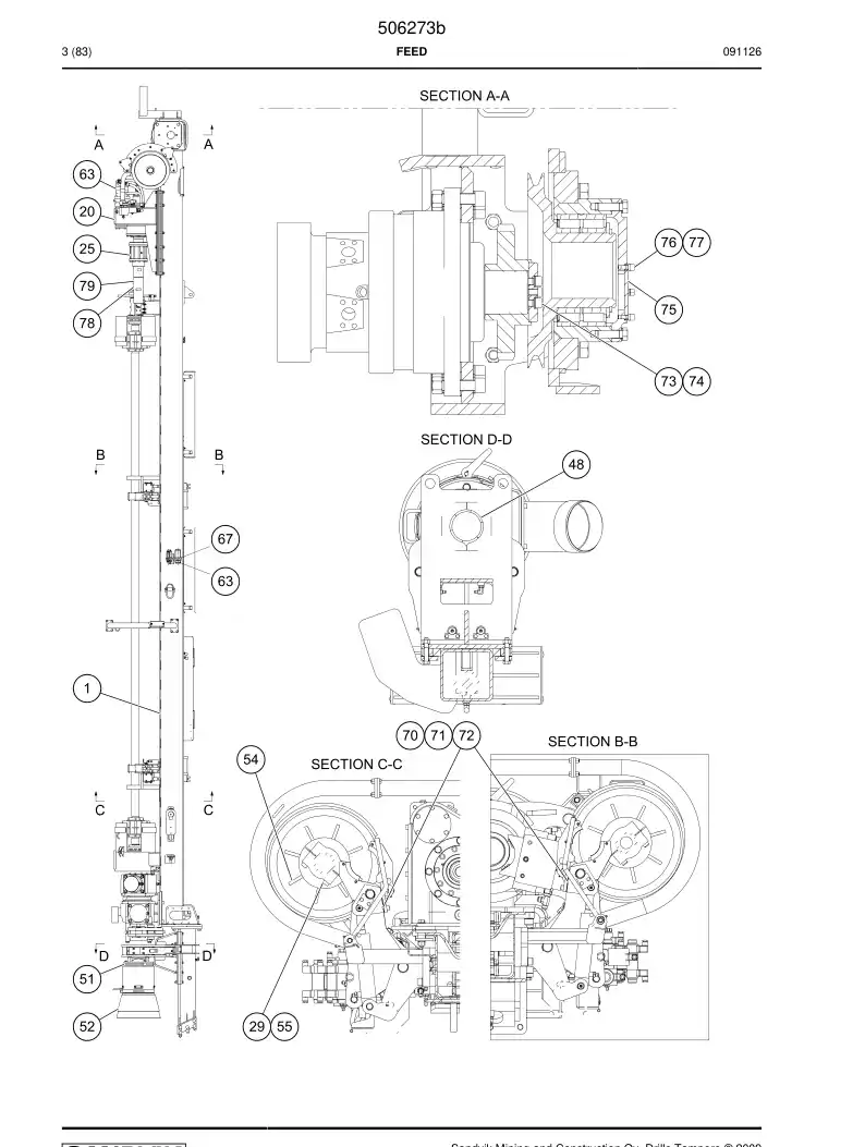 518873 518873 Middle piece - Sandvik Technical Drawing