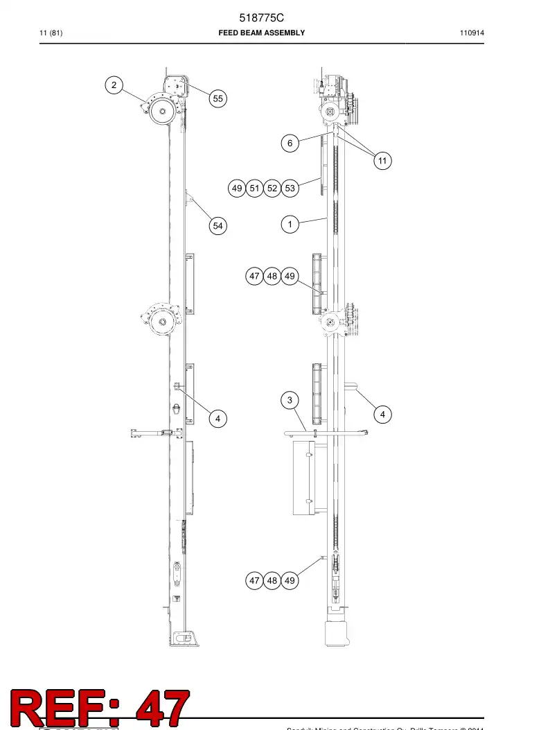 518878 518878 Plate - Sandvik Technical Drawing