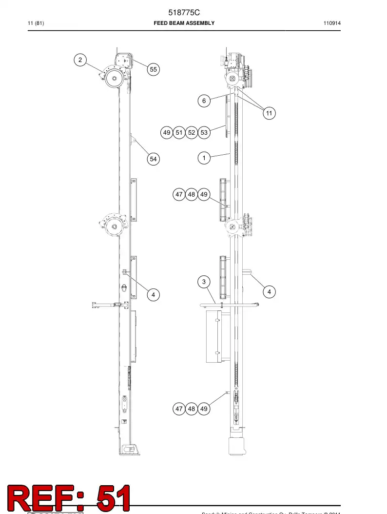 518879 518879 Plate - Sandvik Technical Drawing