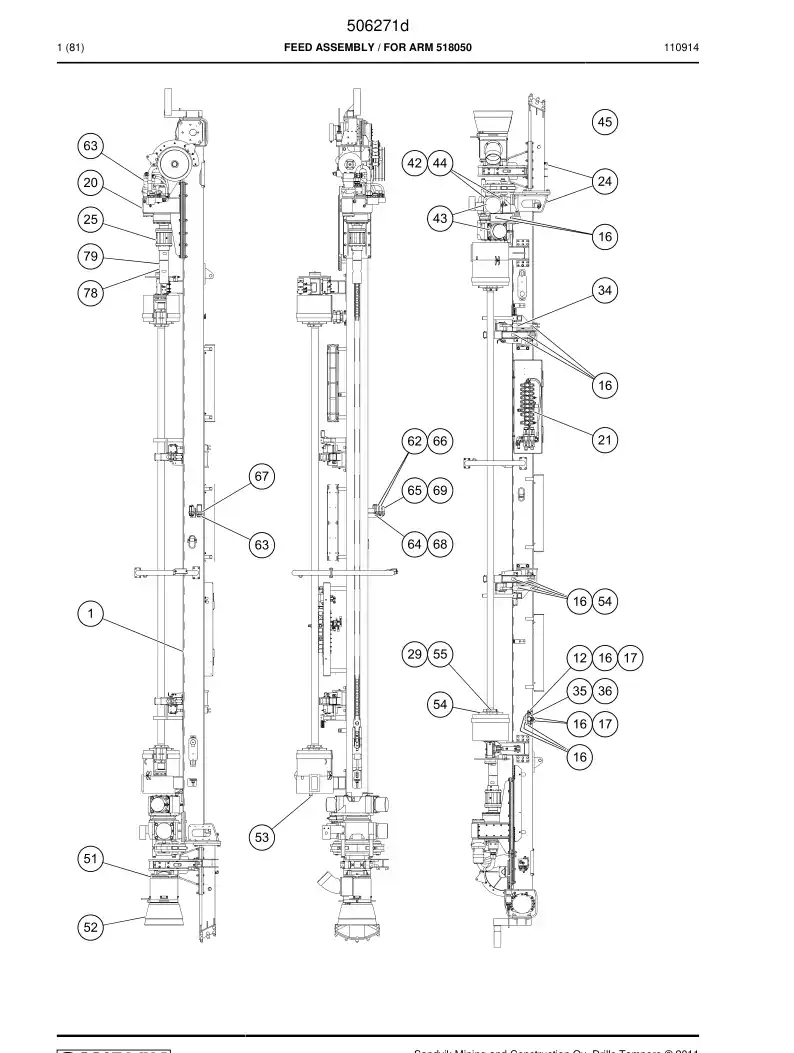 518905 518905 Middle piece - Sandvik Technical Drawing