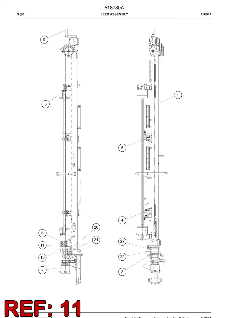 518935 518935 Shim - Sandvik Technical Drawing