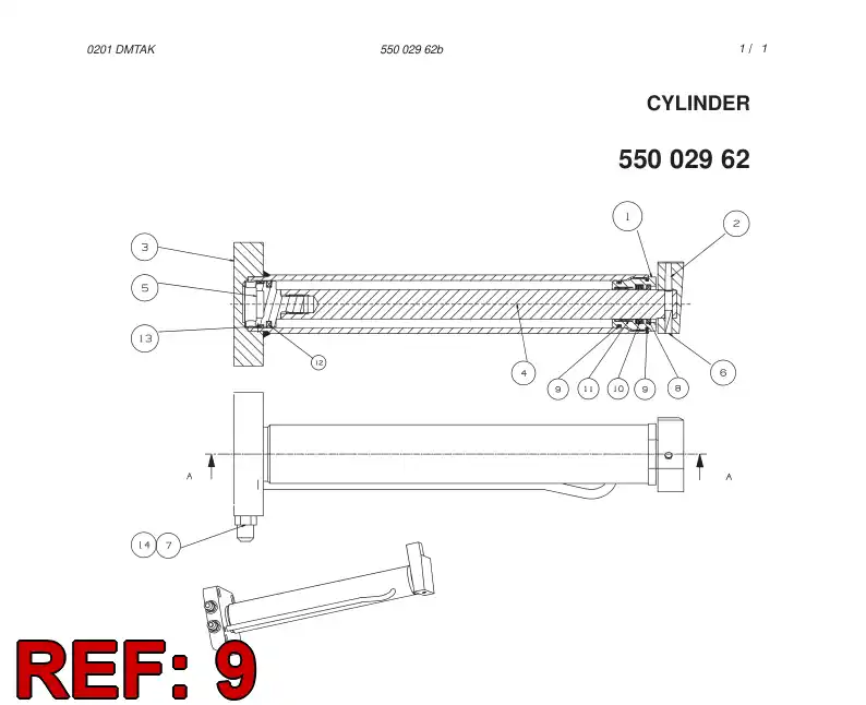 52213100 522 131 00 O-RING - Sandvik Technical Drawing
