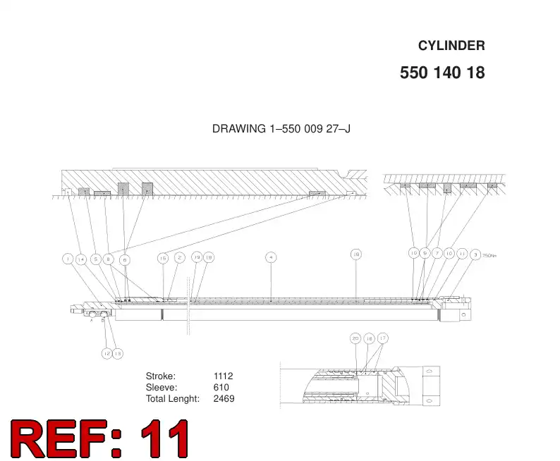 52217300 522 173 00 O-RING - Sandvik Technical Drawing
