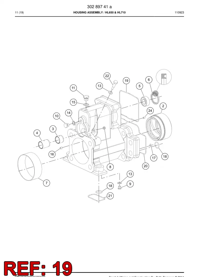 52248000a 522 480 00a O-ring - Sandvik Technical Drawing