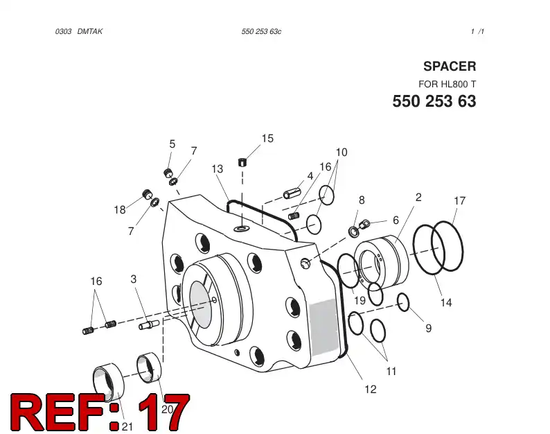 52274590 522 745 90 O-RING - Sandvik Technical Drawing