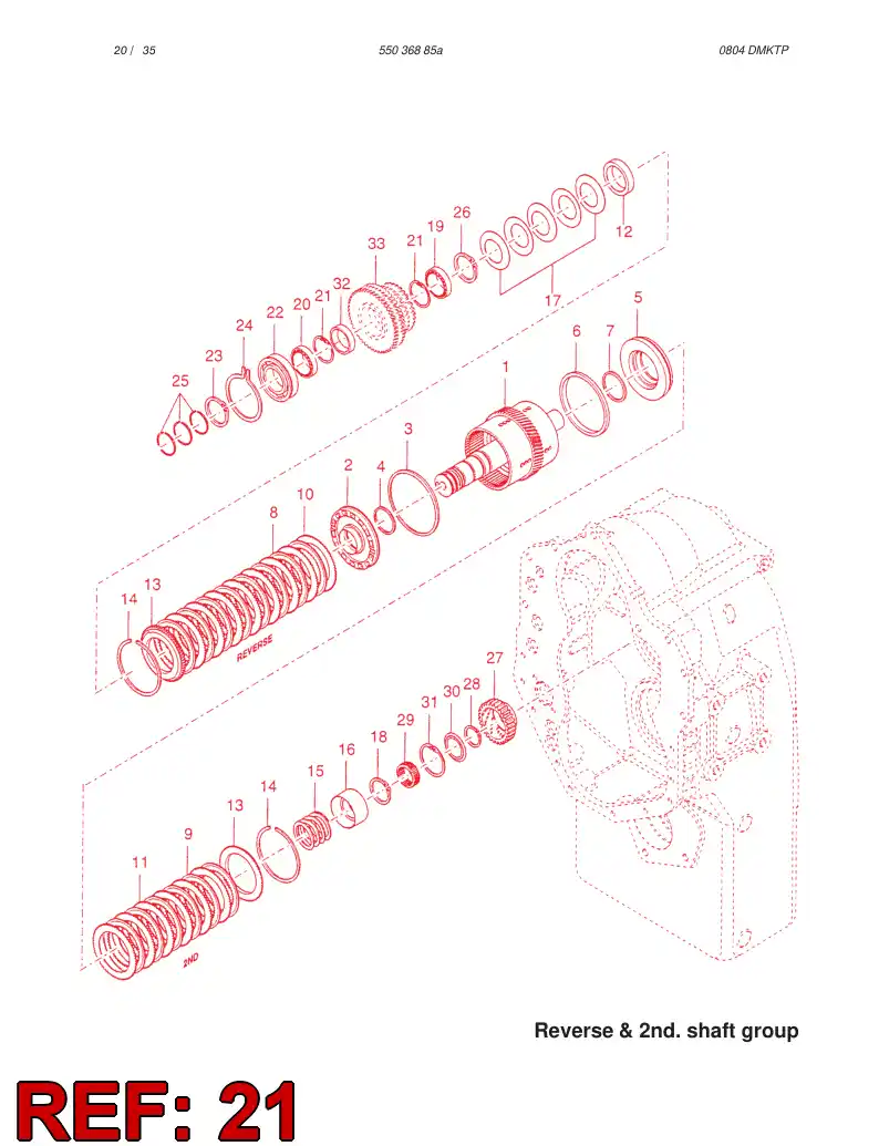 54893367 548 933 67 RING - Sandvik Technical Drawing