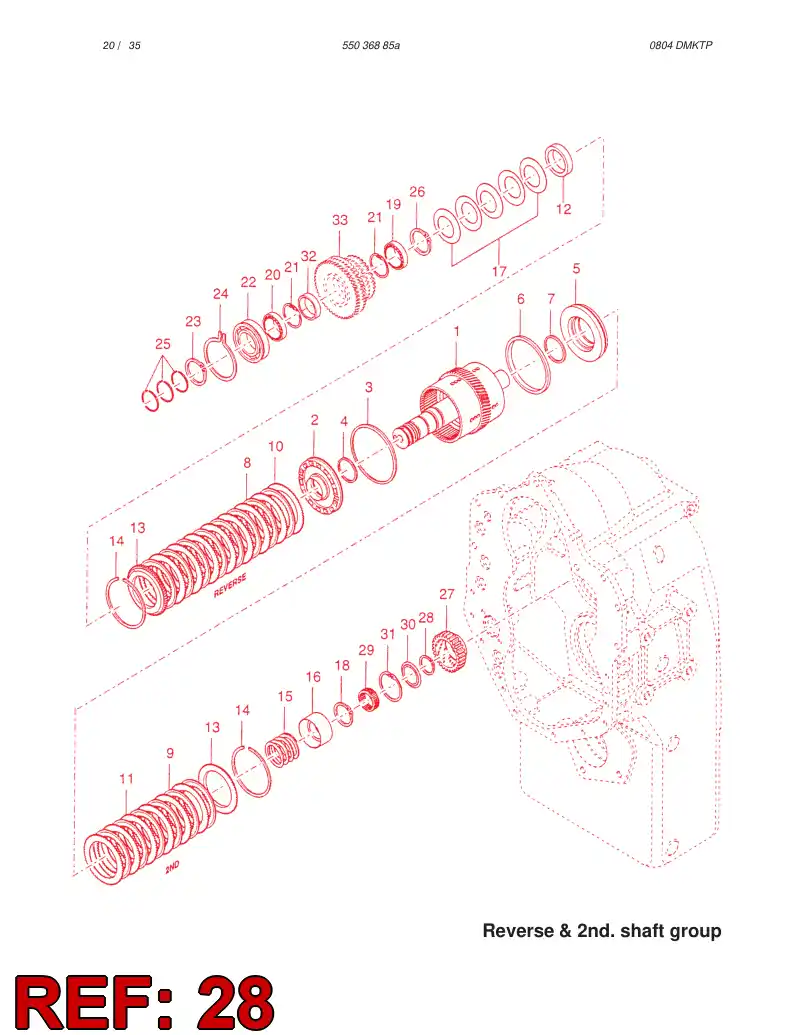 54893433 548 934 33 RING - Sandvik Technical Drawing