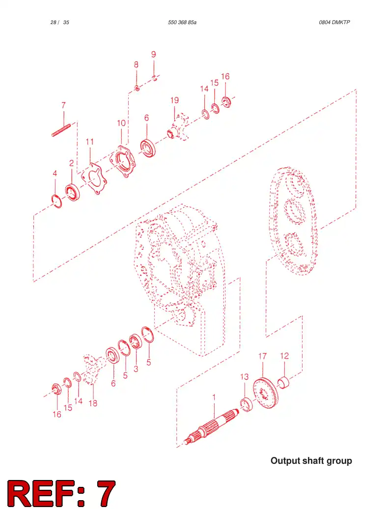 54893839 548 938 39 STUD - Sandvik Technical Drawing