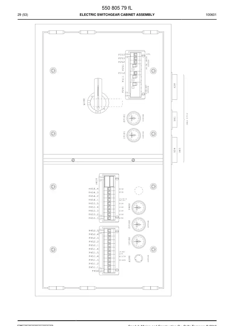 55000041a 550 000 41a Bulb - Sandvik Technical Drawing