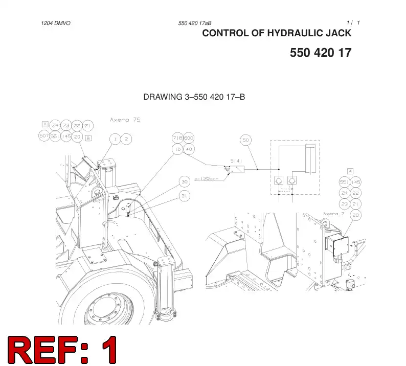 55000230 550 002 30 ADAPTER - Sandvik Technical Drawing