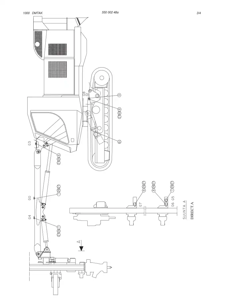 55000242 550 002 42 CENTRAL GREASING CIRCUIT (DRILL.MODULE) - Sandvik Technical Drawing