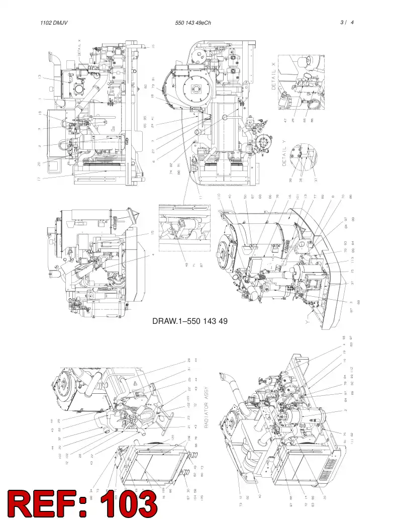 55000307 550 003 07 BUSHING - Sandvik Technical Drawing